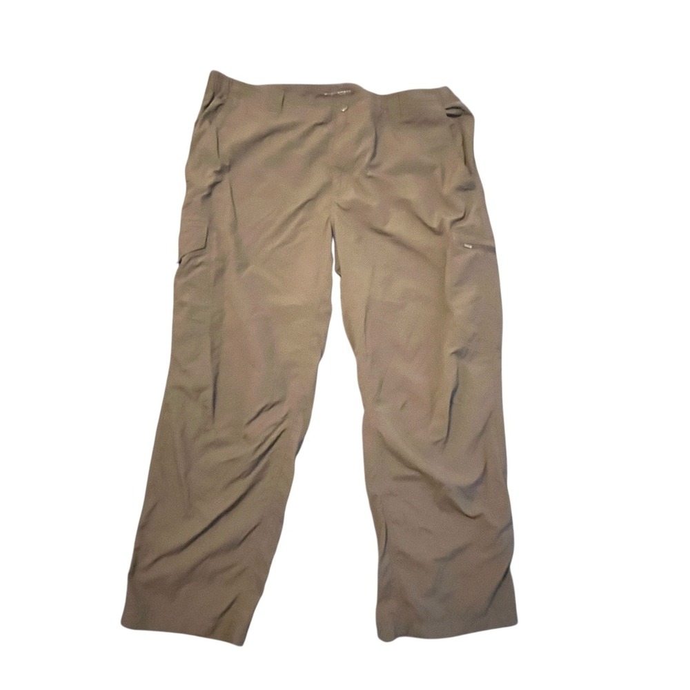 Men's Columbia Omni Shade Sun‎ Protection Cargo Pants Mens 42x30 Tan Khaki
